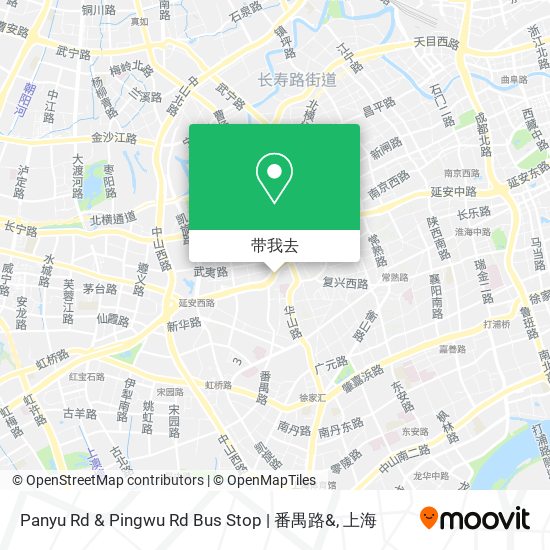 Panyu Rd & Pingwu Rd Bus Stop | 番禺路&地图