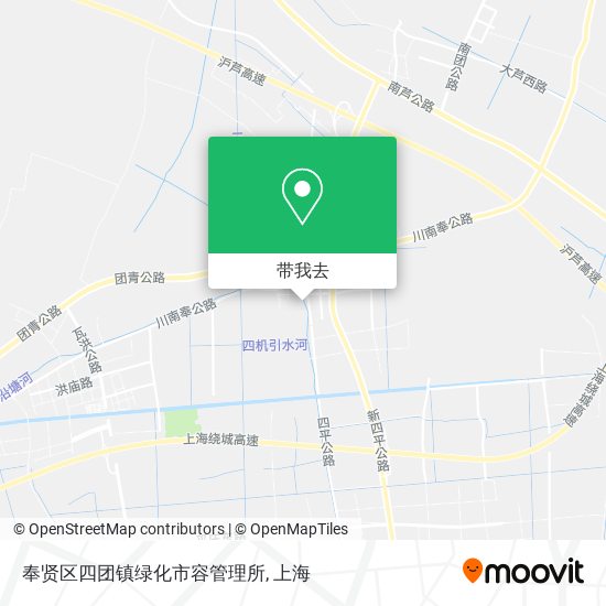 奉贤区四团镇绿化市容管理所地图