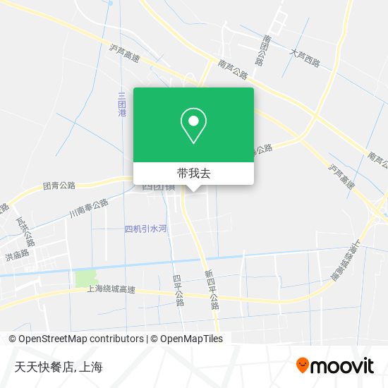 天天快餐店地图