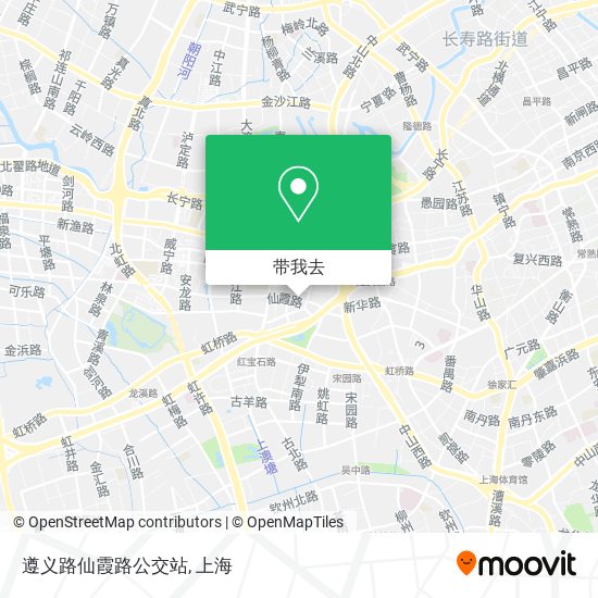 遵义路仙霞路公交站地图