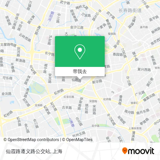 仙霞路遵义路公交站地图