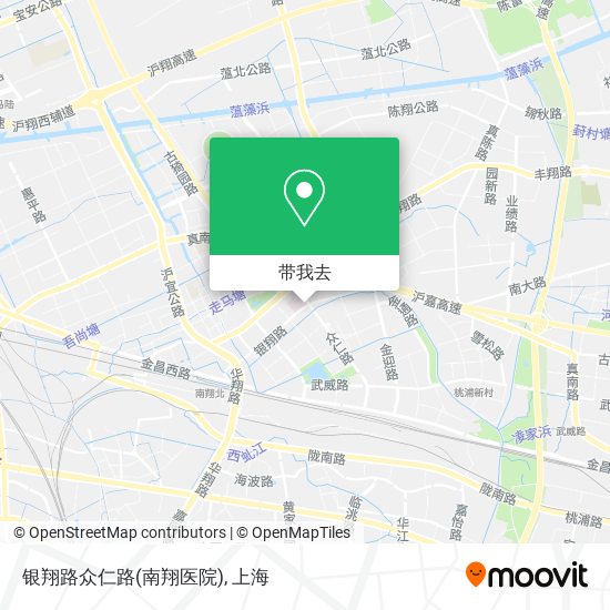 银翔路众仁路(南翔医院)地图