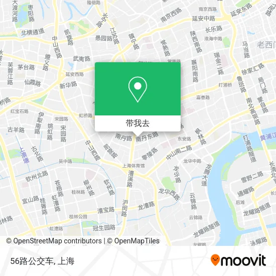 56路公交车地图