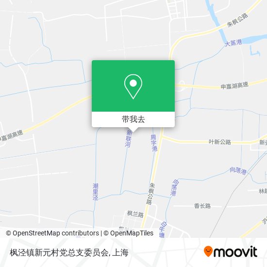枫泾镇新元村党总支委员会地图