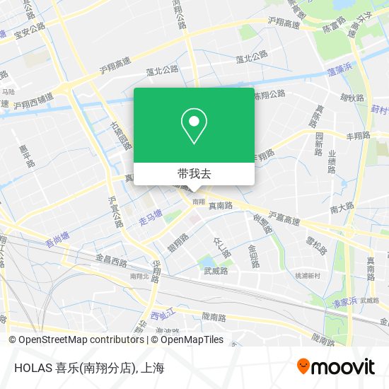 HOLAS 喜乐(南翔分店)地图