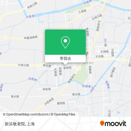 新浜敬老院地图