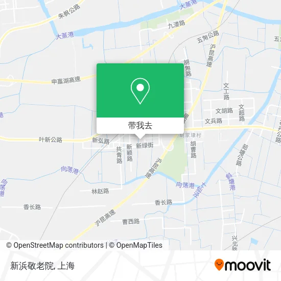 新浜敬老院地图