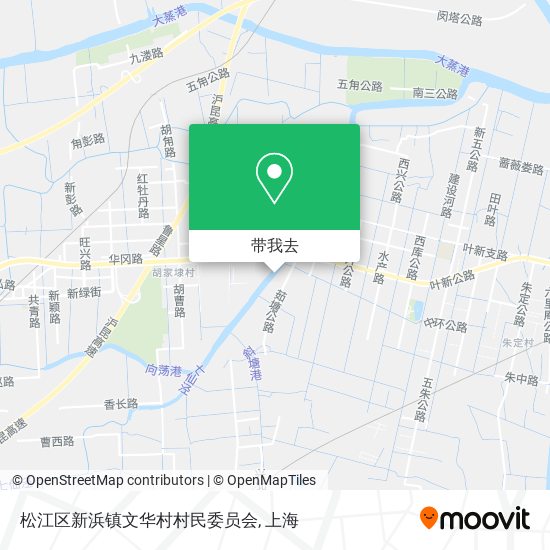松江区新浜镇文华村村民委员会地图