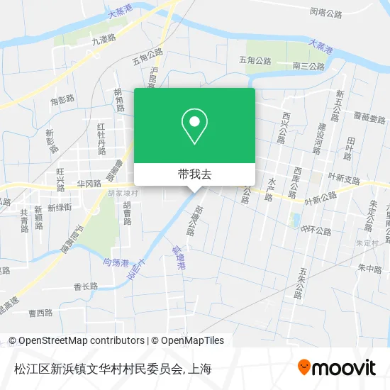 松江区新浜镇文华村村民委员会地图