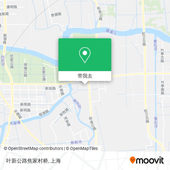 叶新公路焦家村桥地图