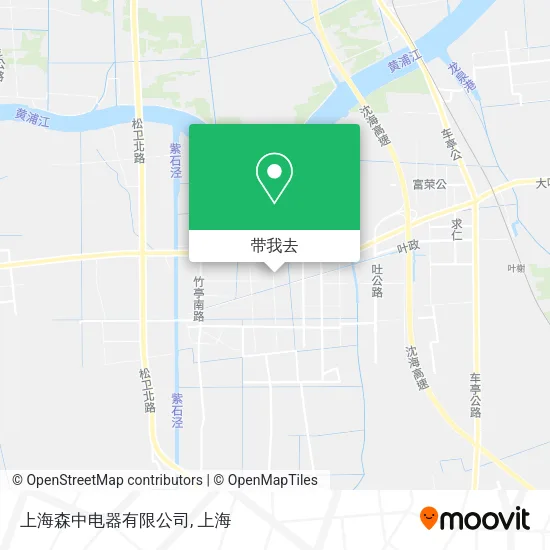 上海森中电器有限公司地图