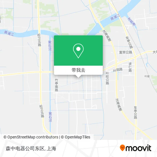 森中电器公司东区地图