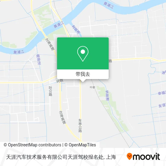 天涯汽车技术服务有限公司天涯驾校报名处地图
