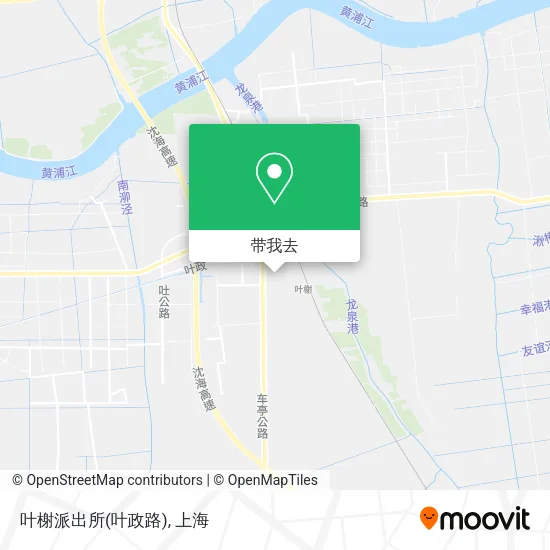 叶榭派出所(叶政路)地图