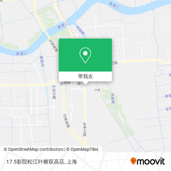 17.5影院松江叶榭双高店地图