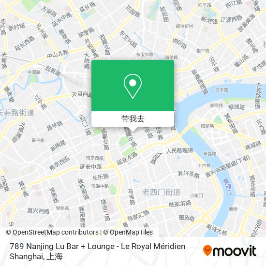789 Nanjing Lu Bar + Lounge - Le Royal Méridien Shanghai地图
