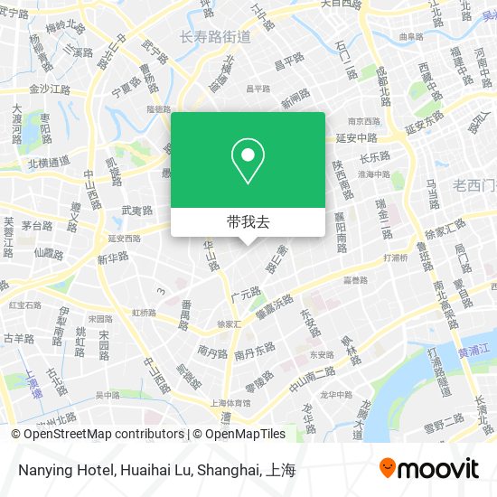 Nanying Hotel, Huaihai Lu, Shanghai地图