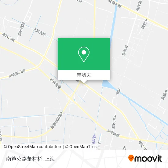 南芦公路董村桥地图