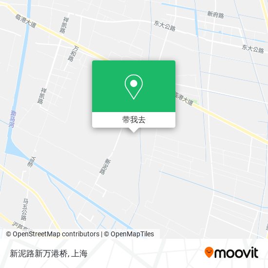 新泥路新万港桥地图