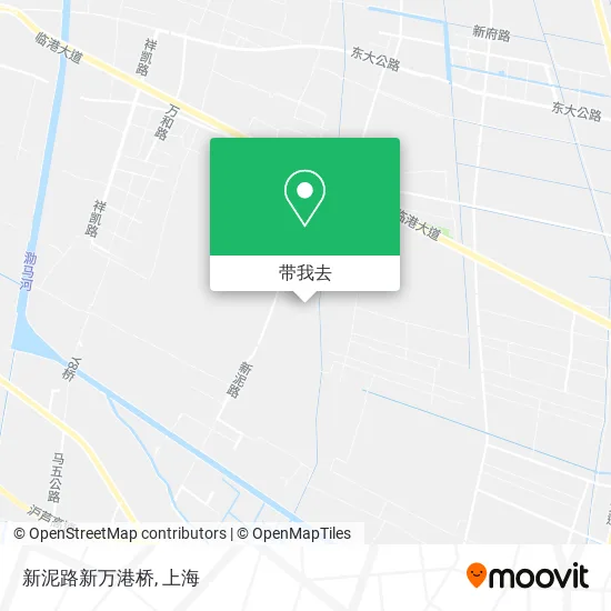 新泥路新万港桥地图
