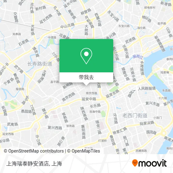 上海瑞泰静安酒店地图
