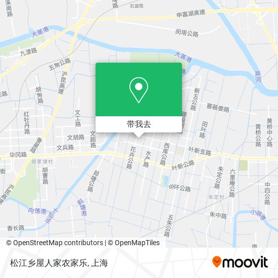 松江乡屋人家农家乐地图