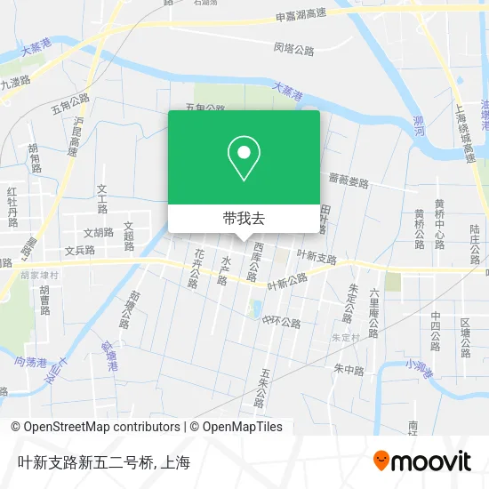 叶新支路新五二号桥地图
