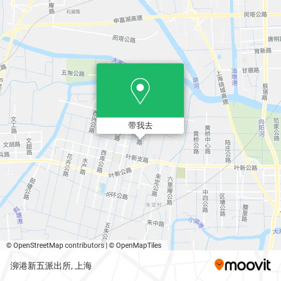 泖港新五派出所地图