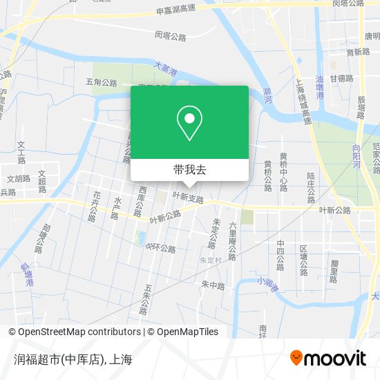 润福超市(中厍店)地图