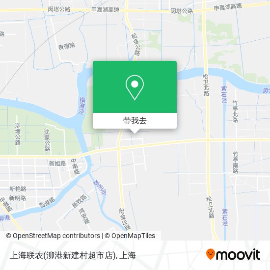 上海联农(泖港新建村超市店)地图