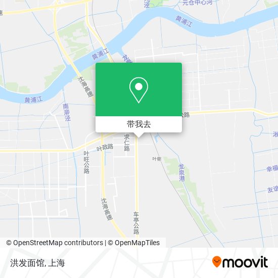 洪发面馆地图