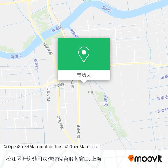 松江区叶榭镇司法信访综合服务窗口地图