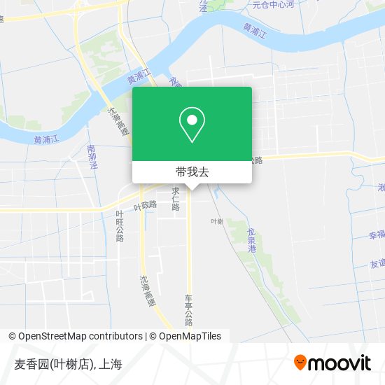 麦香园(叶榭店)地图
