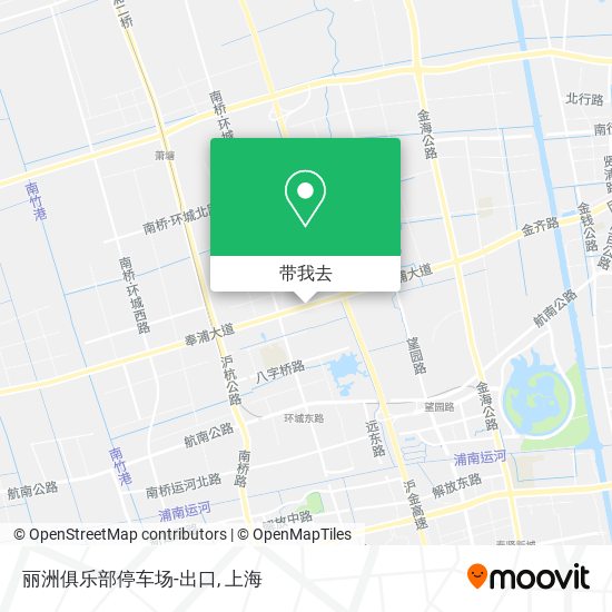 丽洲俱乐部停车场-出口地图