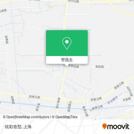 炫彩造型地图