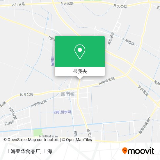上海亚华食品厂地图