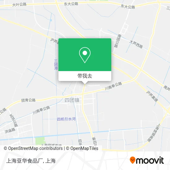 上海亚华食品厂地图