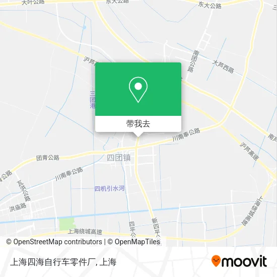 上海四海自行车零件厂地图