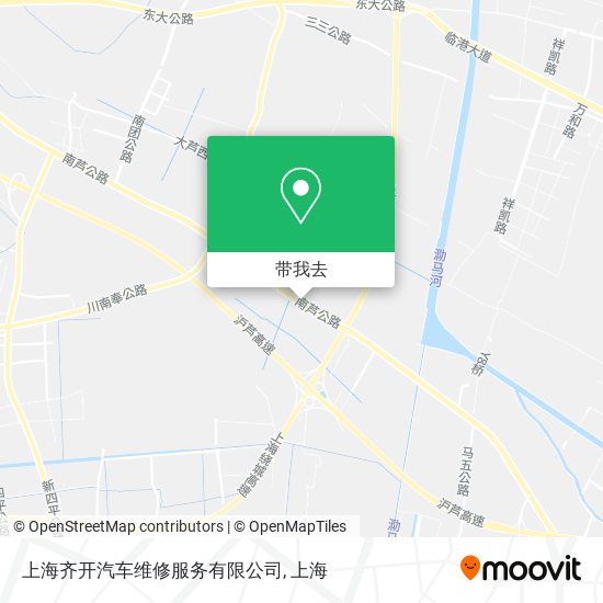 上海齐开汽车维修服务有限公司地图