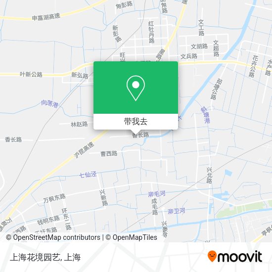 上海花境园艺地图