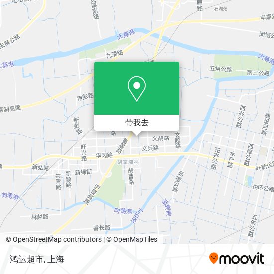 鸿运超市地图