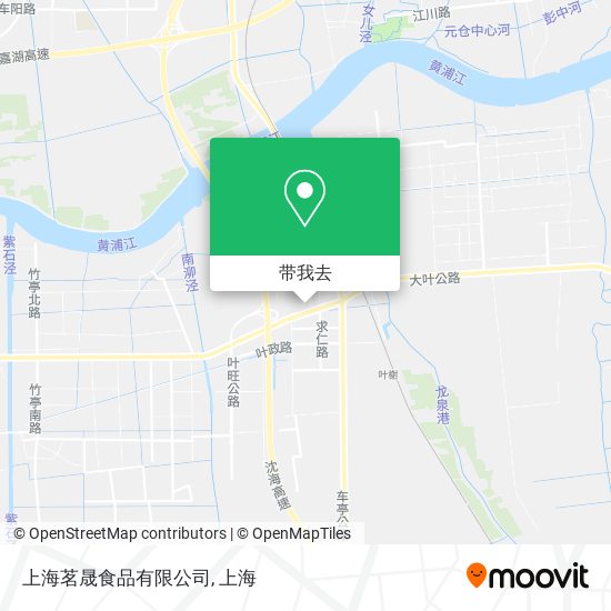 上海茗晟食品有限公司地图