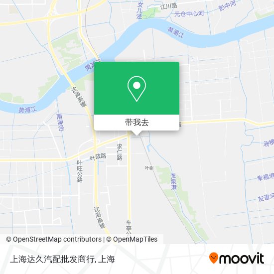 上海达久汽配批发商行地图