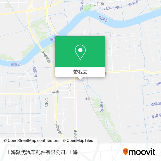 上海聚优汽车配件有限公司地图