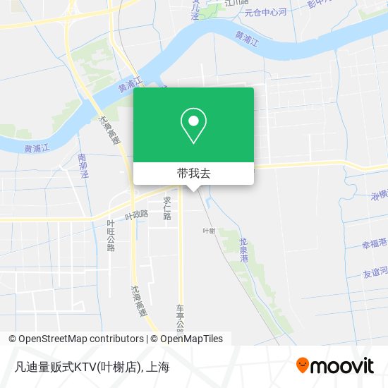 凡迪量贩式KTV(叶榭店)地图