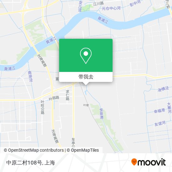 中原二村108号地图