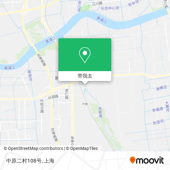 中原二村108号地图