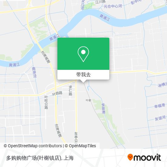多购购物广场(叶榭镇店)地图