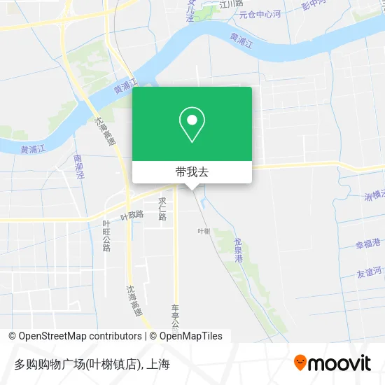 多购购物广场(叶榭镇店)地图