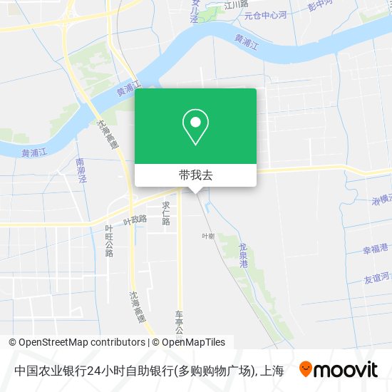 中国农业银行24小时自助银行(多购购物广场)地图